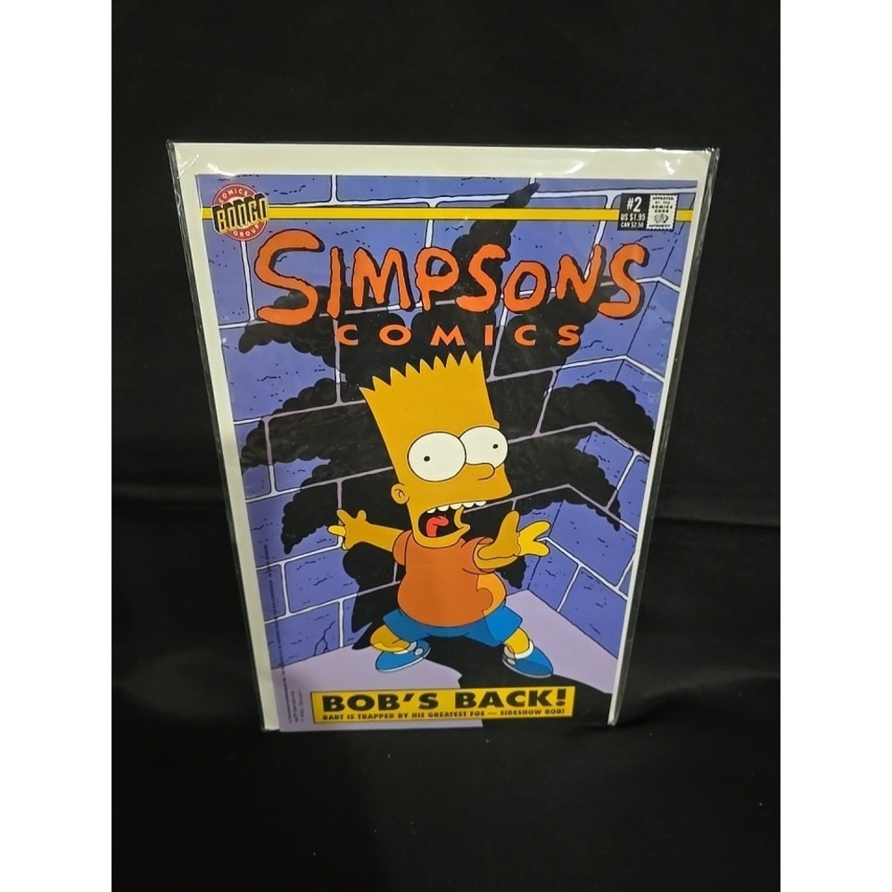 Sealed Simpsons Comics #2 (1994) Bob's Back - Sideshow Bob!